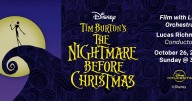 The Bangor Symphony Orchestra presents Disney Tim Burton's The Nightmare Before Christmas in concert live