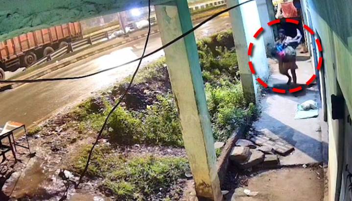 CCTV Captures Shocking Abduction Of Woman By Truck Driver In Bhadrak