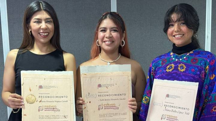 Periodistas de La Silla Rota Veracruz reciben el Premio Estatal de Periodismo de la CEAPP en Xalapa