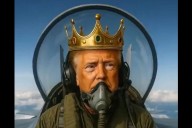 Trump Flies 'King Trump' Jet, Drops Brown Liquid on 'No Kings' Protestors in AI Video