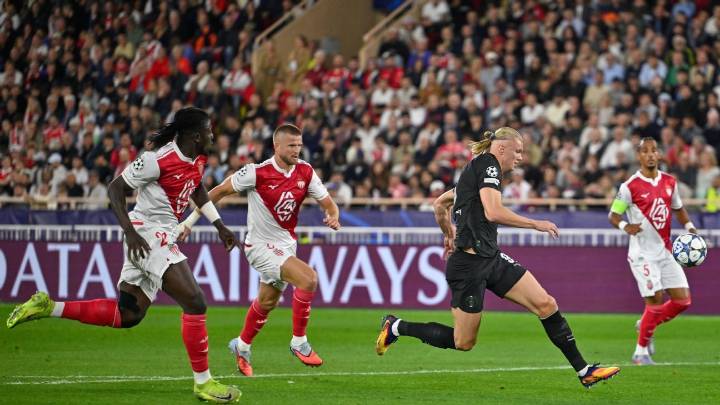 Manchester City no lo definió y solo igualó en la visita a Monaco, en la Champions