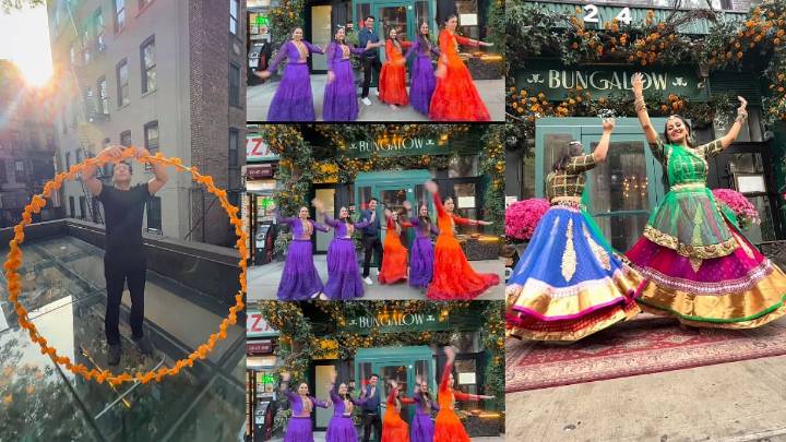 How Chef Vikas Khanna Celebrated Diwali In New York City; Made Rangoli With Lord Ganesha Idol In Centre, Distributed Sweets