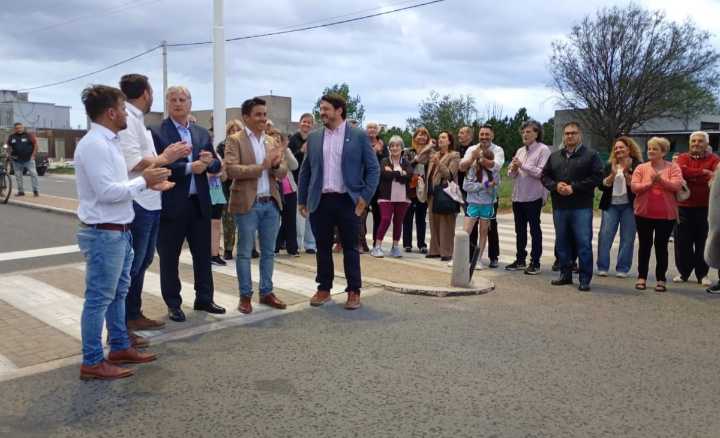 Ziliotto y di Nápoli inauguraron la avenida Antonio Felice