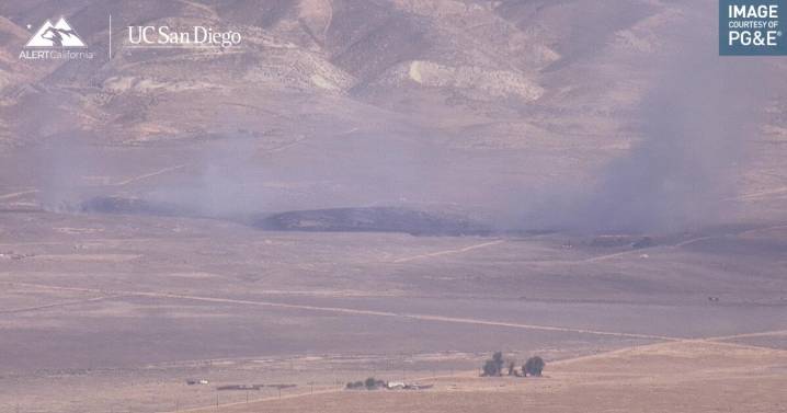 Vegetation fire breaks out in eastern San Luis Obispo County
