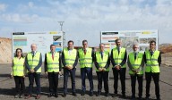 Sánchez visita las obras del primer tramo de la A-58 que unirá Cáceres y Badajoz