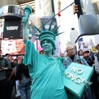 Protesters out in force for anti-Trump 'No Kings' rallies across US