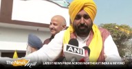 Punjab CM Bhagwant Mann conducts roadshow in support of AAP candidate Harmeet Singh Sandhu for assembly bypoll in Tarn Taran