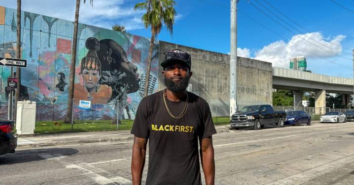 Black Miami residents walk Overtown to expose gentrification and displacement 