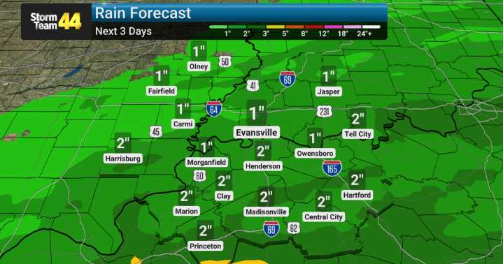 Approaching System Brings Heavy Rain Risk