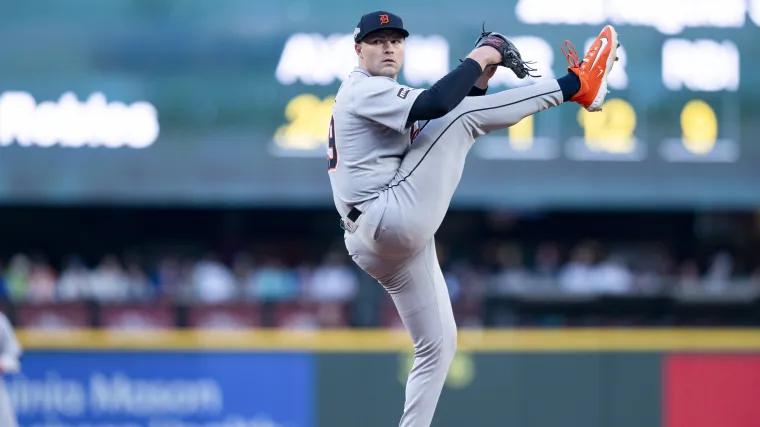 Tigers' Tarik Skubal deflects extension question after wild Mariners ALDS loss