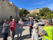 Las obras de restauración del baluarte de Santa Ana sacan a la luz un aljibe de la época renacentista