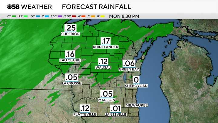 Sixties and some showers. What we can expect this coming week