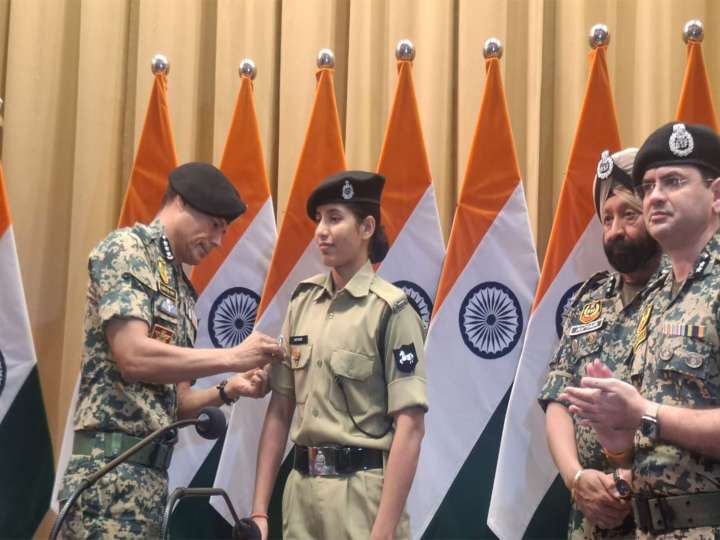 Shivani earns BSF promotion