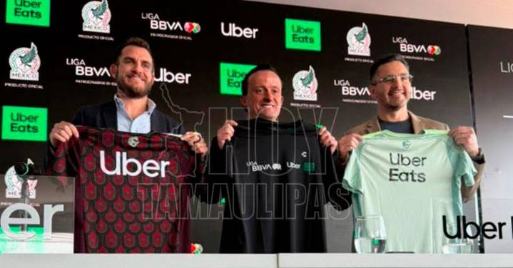 Uber y Uber Eats nuevos patrocinadores de la Liga BBVA MX y la selección nacional de México