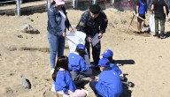Día Internacional de Limpieza de Playas: retiran 95 kilos de residuos desde la playa Caleta Portales de Valparaíso