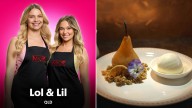MKR Recipes Episode 18: Lol and Lil’s Chai Poached Pear with Salted Caramel and Vanilla Bean Ice