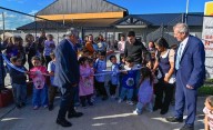 Torres inauguró la Escuela N° 477 de Nivel Inicial en Paso de Indios, una obra vital para la Meseta