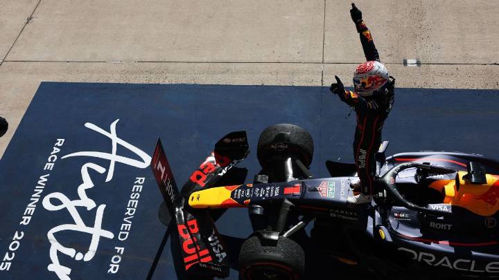 Max Verstappen vence otra vez a Piastri y Norris, ahora en EE.UU.
