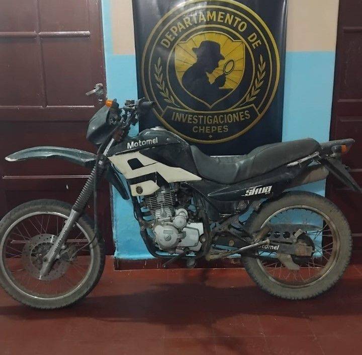 Chepes: Recuperaron una moto robada en el barrio Colpín