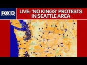 LIVE: ‘No Kings’ protests, rallies underway across Seattle and Washington