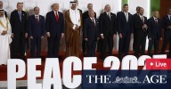 Gaza hostage release live updates: Hamas releases Israeli hostages taken during October 7 attacks; Trump addresses Israeli parliament; Palestinian prisoners set to be freed