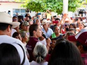 Sheinbaum visita zonas afectadas por lluvias en Puebla; 'no dejamos a nadie atrás'