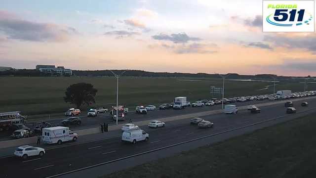 Multi-vehicle crash shuts down SR-417 northbound near Lake Nona
