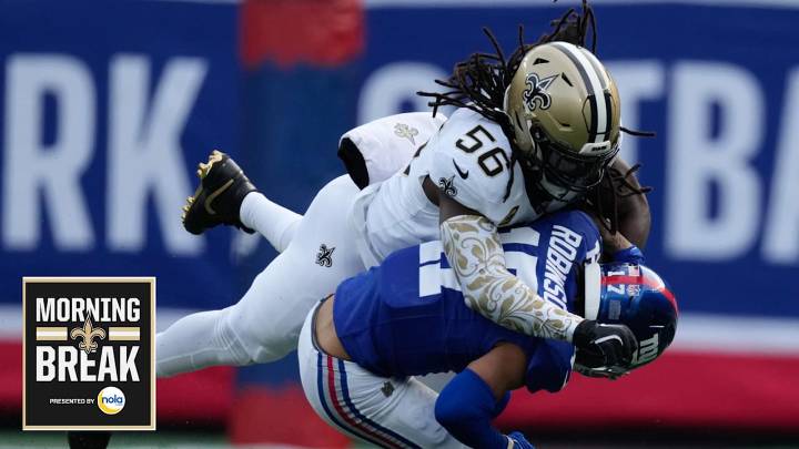 Morning Break: Saints seek first win in clash with Giants