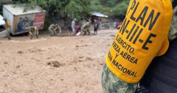Suman 22 muertos por las lluvias registradas en Hidalgo