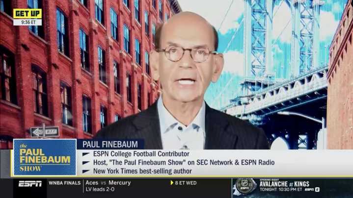 Paul Finebaum Appears on ESPN After Reports That Network Benched Him