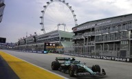 Alonso, por delante de Leclerc y de Verstappen en el primer libre de Singapur