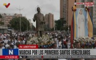 Gran Marcha en Caracas celebra la canonización de José Gregorio Hernández y Carmen Rendiles