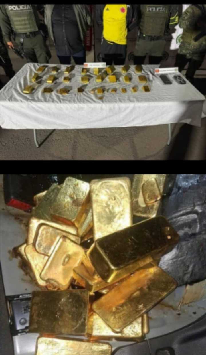 «Golpe a las Finanzas de los ‘Comandos de Frontera’: Incautan 42 Kilos de Oro por Más de $20.580 Millones»