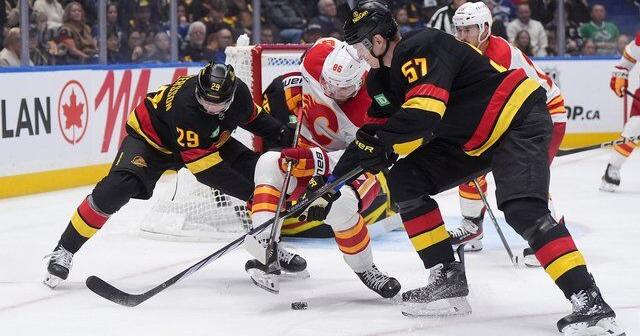 NHL fines Canucks' Myers for slashing Oilers' McDavid