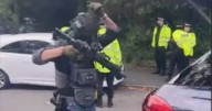 Armed police swarm 'home of Manchester synagogue attacker Jihad al