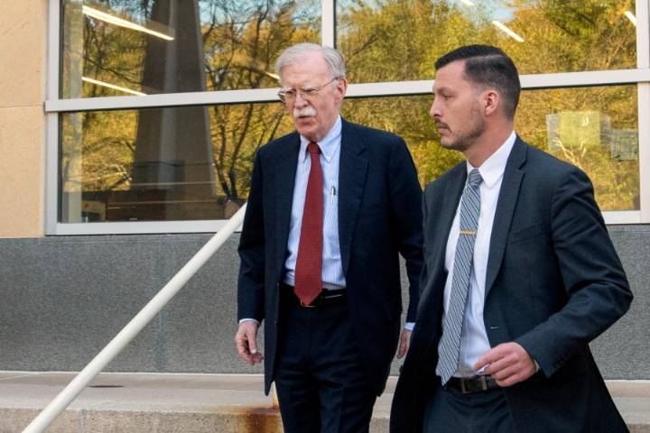 Bolton pleads not guilty in Justice Department case accusing him of sharing government secrets