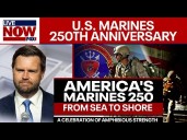 LIVE: U.S. Marines 250th Anniversary Ceremony | VP JD Vance Speech at Camp Pendleton, California