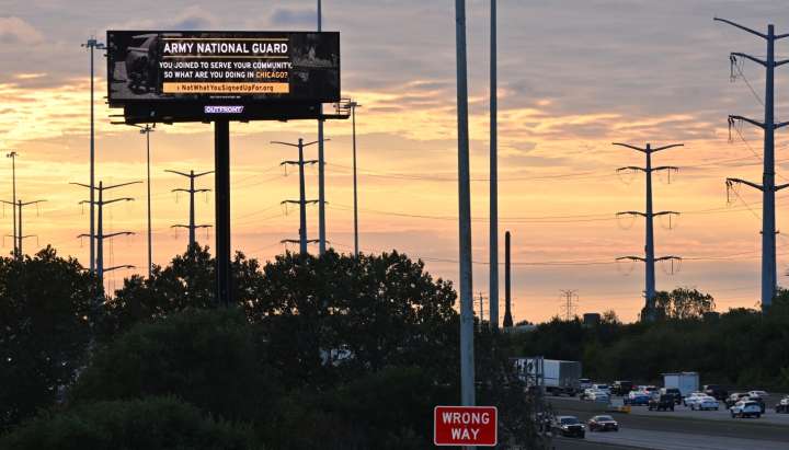 Anti-war group questions National Guard deployment in 'Not What You Signed Up For' Chicago billboards