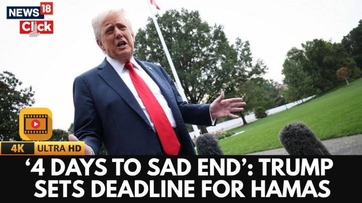 Trump Sets 4-Day Deadline for Hamas: “Or Face Consequences” | Israel Vs Hamas 