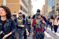 Angry New Yorkers confront immigration enforcement agents on famed Canal Street