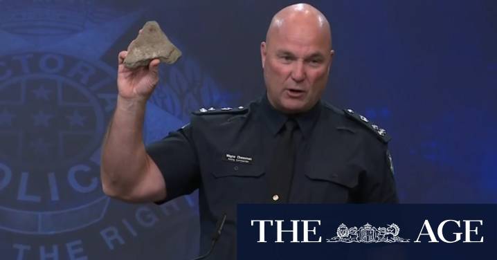 Police commander's anger after clash with protesters in Melbourne