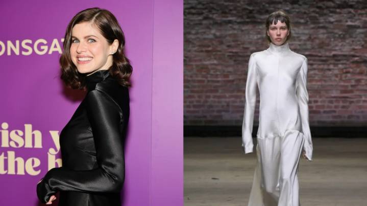 Alexandra Daddario Goes Gothic for 'I Wish You All the Best' Premiere