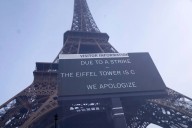 Cierra la Torre Eiffel por protestas en Francia contra la austeridad