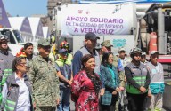 CDMX envía apoyo solidario a zonas afectadas por lluvias en Veracruz
