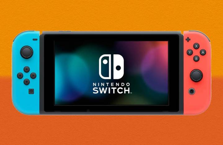Renewed Nintendo Switch with Neon Blue and Neon Red Joy‑Con is 32% off