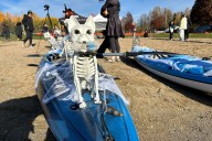 Witches and warlocks take part in ‘magical’ day on Fredericton lake for Halloween