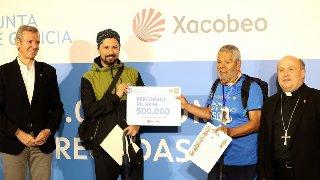 Un colombiano se convierte en el peregrino número 500.000 del Camino de Santiago en 2025