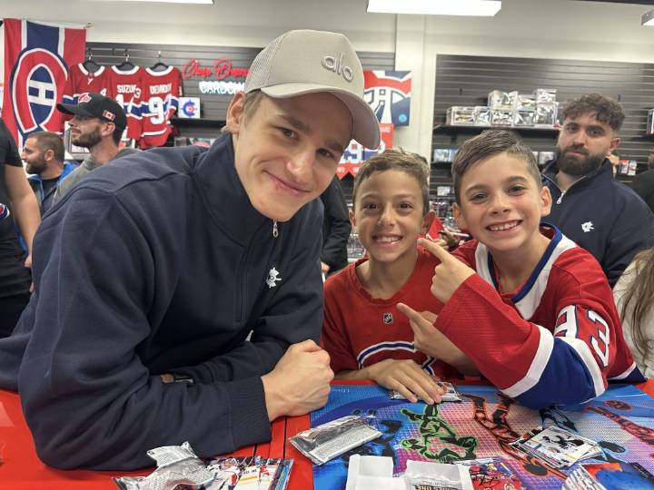 Laval’s Cardchasers draws crowd with appearance by Canadiens rookie Demidov