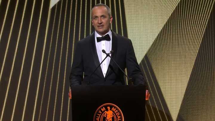 Dally M awards, Andrew Abdo speech