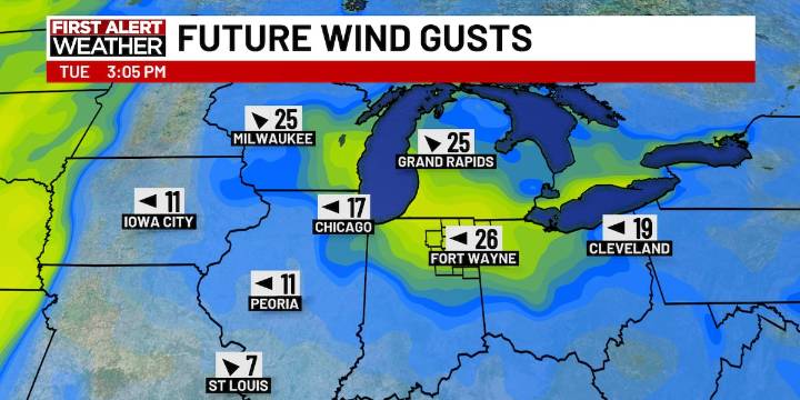 First Alert Forecast: Staying breezy this week
